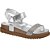 PAPETE FEMININO MOLECA 5500106 PRATA/CRISTAL - Imagem 1