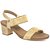 SANDALIA FEMININO USAFLEX Y8204 OURO - Imagem 1