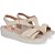 SANDALIA FEMININO USAFLEX AL4303004 VANILLA - Imagem 1