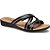 SANDALIA FEMININO CAMPESI CP501 PRETO - Imagem 1