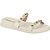 PAPETE FEMININO BEIRA RIO 8488118 BRANCO OFF - Imagem 1
