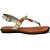SANDALIA FEMININO ANDACCO 15133 MARFIM/LARANJA - Imagem 1