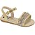 SAPATILHA INFANTIL MOLEKINHA 2114280 DOURADO/CRISTAL - Imagem 1