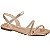 RASTEIRA FEMININO MOLECA 5462138 PRATA/BRANCO OFF/CRISTAL - Imagem 2