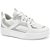 TENIS FEMININO RAMARIM 83132 BRANCO/CINZA - Imagem 1