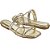 CHINELO FEMININO MISSISSIPI MC793 BRONZE/OURO LIGHT - Imagem 1