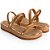 SANDALIA FEMININO MISSISSIPI MC652 OURO - Imagem 2