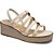 SANDALIA FEMININO MISSISSIPI MC382 LATTE CRISTAL - Imagem 1
