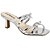 SANDALIA FEMININO MOLECA 5523203 PRATA - Imagem 1