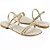SANDALIA FEMININO MISSISSIPI MC432 L OURO LIGHT - Imagem 1