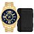 RELOGIO MASCULINO CONDOR CO2115MVZ/K4A DOURADO - Imagem 1