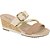 SAPATILHA FEMININO MODARE 7123152 CREME/NUDE/DOURADO - Imagem 1