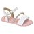 SANDALIA INFANTIL MOLEKINHA 2114277 N BRANCO/CRISTAL PEROLA - Imagem 1