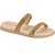 PAPETE FEMININO BEIRA RIO 8488122 DOURADO/PRETO - Imagem 1