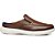 SAPATENIS MASCULINO PEGADA 112202 PRETO/CONHAQUE - Imagem 1