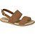 SANDALIA FEMININO MOLECA 5452102 CAMEL - Imagem 2