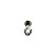Piercing   Titânio - Labret - Rosca Interna - Cristal Swarovski - Espessura 1.2mm - Imagem 6