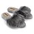 Chinelo feminino aberto c/ pelo - Imagem 1