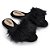 Chinelo feminino aberto c/ pelo - Imagem 3