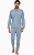 Pijama masculino João abotoado longo - Imagem 2