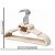 50 Cabides Veludo Roupa Infantil Bege Urso - Imagem 2