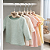 50 Cabides Veludo Roupa Infantil Bege Urso - Imagem 3
