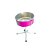 Comedouro Único Antiformiga  Médio Rosa - 2.5L - Imagem 2