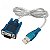 Cabo Db9 Adaptador Usb 2.0 Serial Rs232 Conversor 9 Pinos - Imagem 1