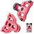 Taco Speed Scada tipo Shimano Vermelho SC-RSL11 para SPD-SL - Imagem 1