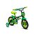 Bicicleta Infantil Aro 12 - Nathor Black - Aço - Preto e Verde - Imagem 1