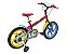 Bicicleta Infantil Aro 16 - Caloi Hot Wheels - Aço - Vermelho, Amarelo e Azul - Imagem 6