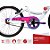 Bicicleta Aro 20 Feminina - Caloi Ceci - Single Speed - Aço - Branca C/ Cores - Imagem 9