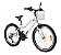 Bicicleta Aro 24 Feminina - Caloi Ceci - 21 Velocidades - Aço - Branca - Imagem 2