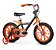 Bicicleta Infantil Aro 14 - Nathor First Pro - Aço - Preto e Laranja - Imagem 1