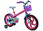 Bicicleta Infantil Aro 16 -  Caloi Barbie - Aço - Rosa - Imagem 2