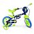 Bicicleta Infantil Aro 12 - Nathor Space - Aço - Azul Marinho e Verde - Imagem 1