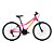 Bicicleta Aro 24 - Groove Indie - Shimano 21 Velocidades  - Alumínio - Rosa - Imagem 1