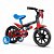 Bicicleta Infantil Aro 12 - Nathor Mechanic - Aço - Preta, Azul e Vermelho - Imagem 1