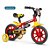 Bicicleta Infantil Aro 12 - Nathor Motor X - Aço - Vermelho, Preto e Amarelo - Imagem 1
