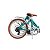 Bicicleta Aro 20 Dobrável - Durban Rio - 6 Velocidades - Aço Carbono - Turquesa - Imagem 3