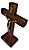 Crucifixo Rústico de mesa 12 cm - Imagem 2