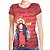 CAMISETA FEMININA VERMELHA SANTAS CHAGAS C/ ORAÇÃO - Imagem 1