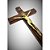 Crucifixo de parede ou porta São Bento 18 cm - Imagem 2