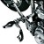 Par de Pedaleira Extensora Flaming para Sportster / Dyna - Cromada - Twin13 - Imagem 2