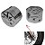Par de Tampa Billet para Porca do Eixo Dianteiro Harley Davidson - 8 Spoke - Cromado - Twin13 - Imagem 2