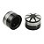 Par de Tampa Billet para Porca do Eixo Dianteiro Harley Davidson - 8 Spoke - Preto - Twin13 - Imagem 4