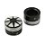 Par de Tampa Billet para Porca do Eixo Dianteiro Harley Davidson - 8 Spoke - Preto - Twin13 - Imagem 7