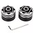 Par de Tampa Billet para Porca do Eixo Dianteiro Harley Davidson - Gear - Preto - Twin13 - Imagem 2