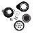 Filtro de Ar Teardrop Mini Stinger Preto S&S Cycle para Milwaukee-Eight 2018-2025 - Imagem 1