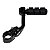 Par de Pedaleira para Softail / Dyna / Sportster com Suporte Angulado Longo - Preto - Twin13 - Imagem 2